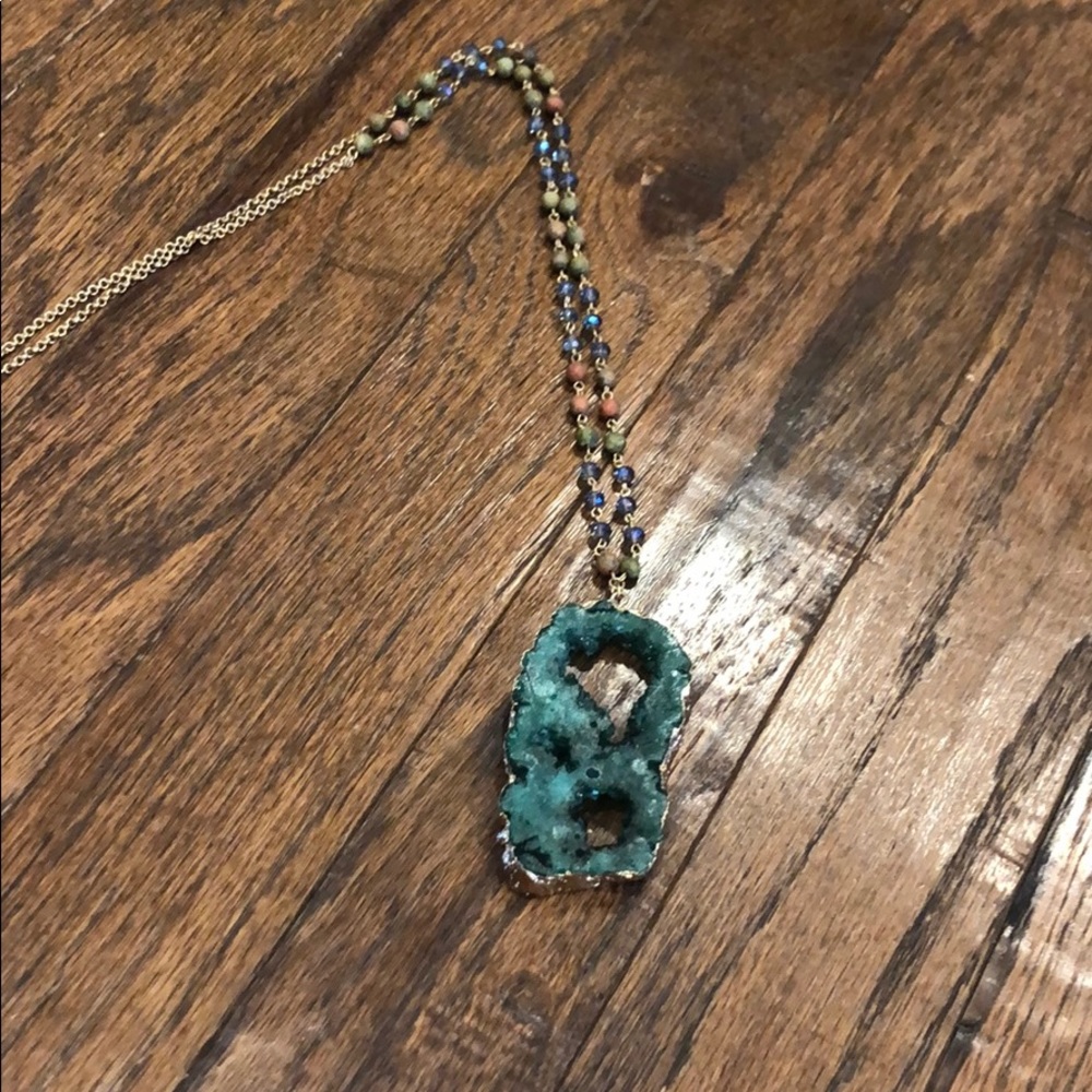 Gorgeous Green Stone Necklace